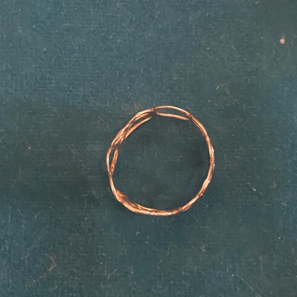 Handmade Sterling Silver Retro Circles Ring - Picture 6 of 9